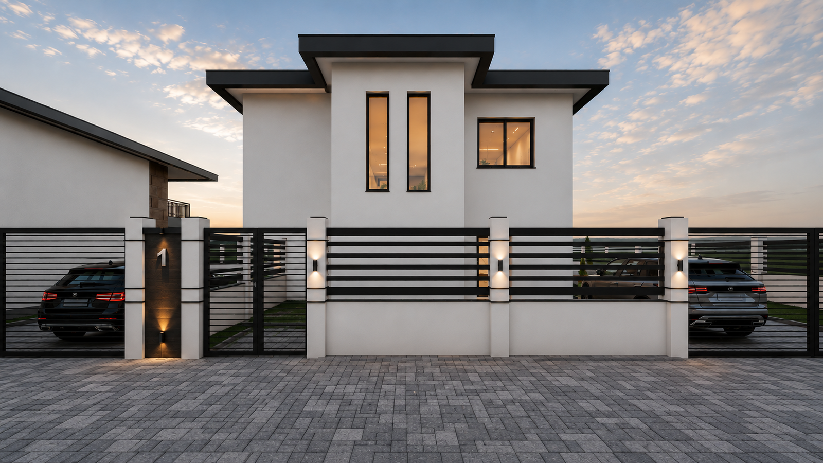 Doğa İnci Villaları 2 müstakil villa görünümü