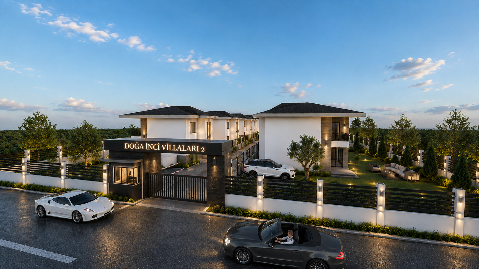 Doğa İnci Villaları 2 site girişi